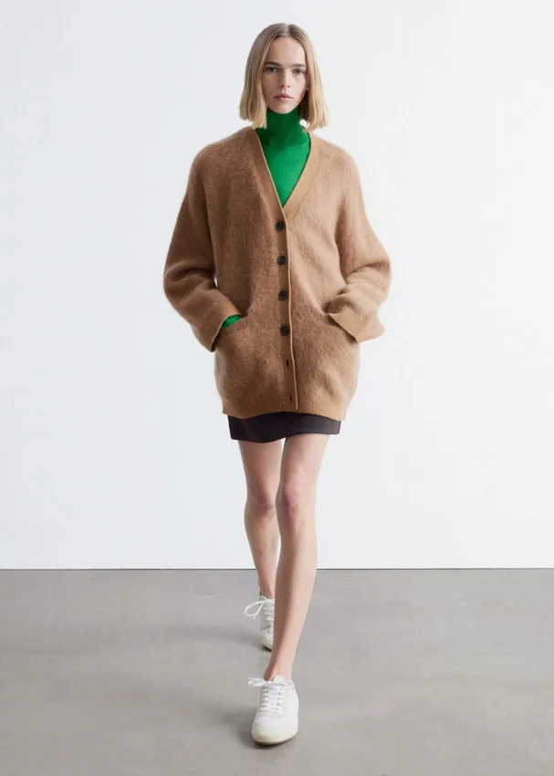 Oversized-Cardigan aus Mohair-Mischung Oversized-Cardigan aus Mohair-Mischung