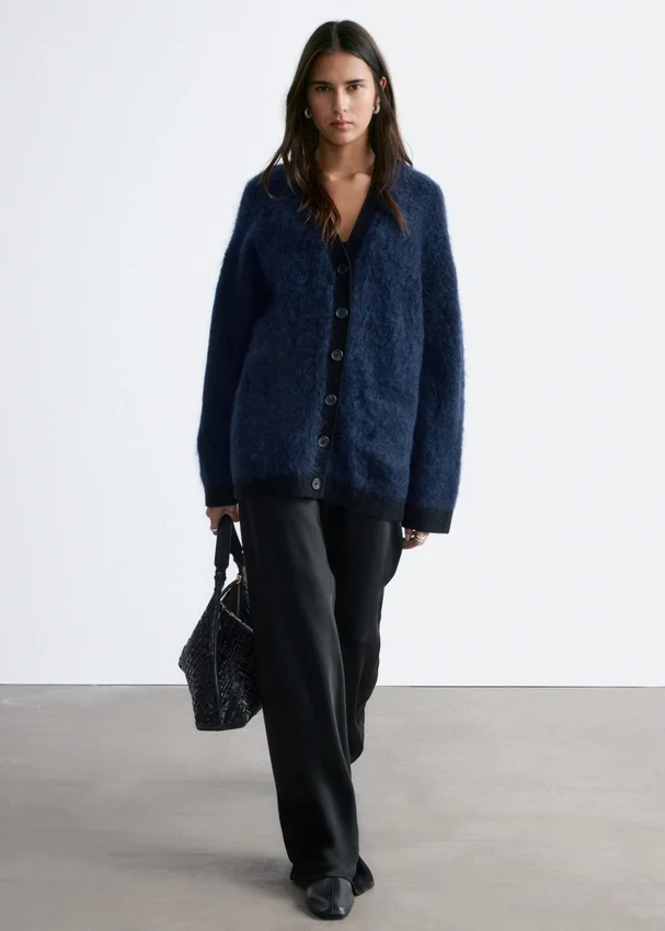 Oversized-Cardigan aus Mohair-Mischung Oversized-Cardigan aus Mohair-Mischung