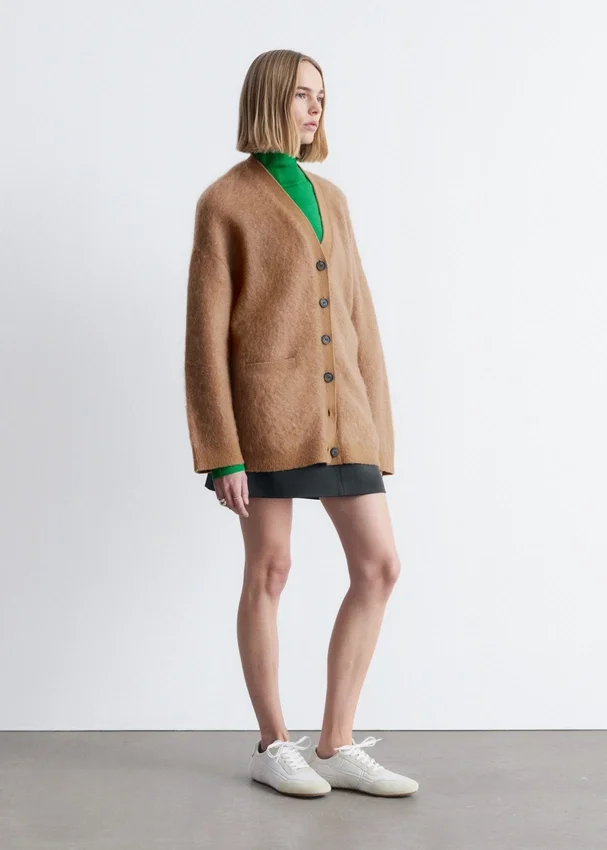 Oversized-Cardigan aus Mohair-Mischung Oversized-Cardigan aus Mohair-Mischung