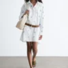 Oversized-Hemd-Minikleid