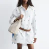 Oversized-Hemd-Minikleid