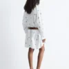 Oversized-Hemd-Minikleid