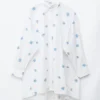 Oversized-Hemd-Minikleid