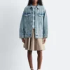 Oversized-Jeansjacke