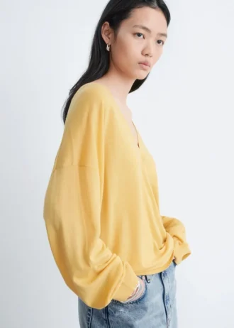 Oversized-Pullover aus Merinowolle