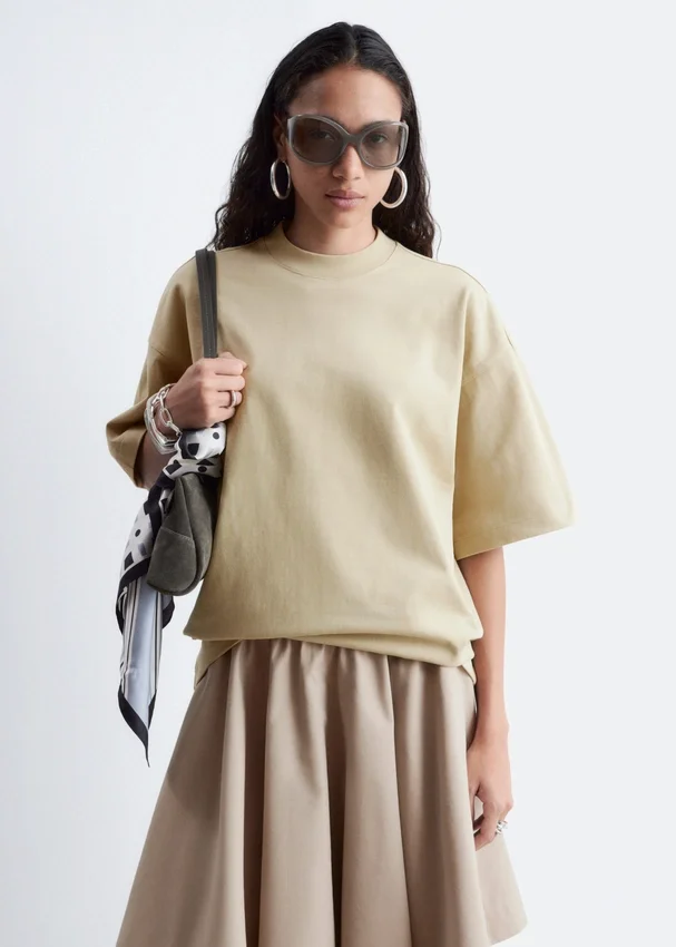 Oversized-T-Shirt aus Baumwolle Oversized-T-Shirt aus Baumwolle