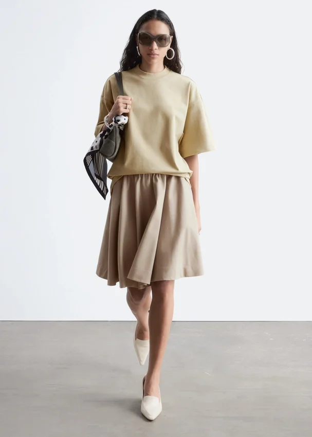 Oversized-T-Shirt aus Baumwolle Oversized-T-Shirt aus Baumwolle