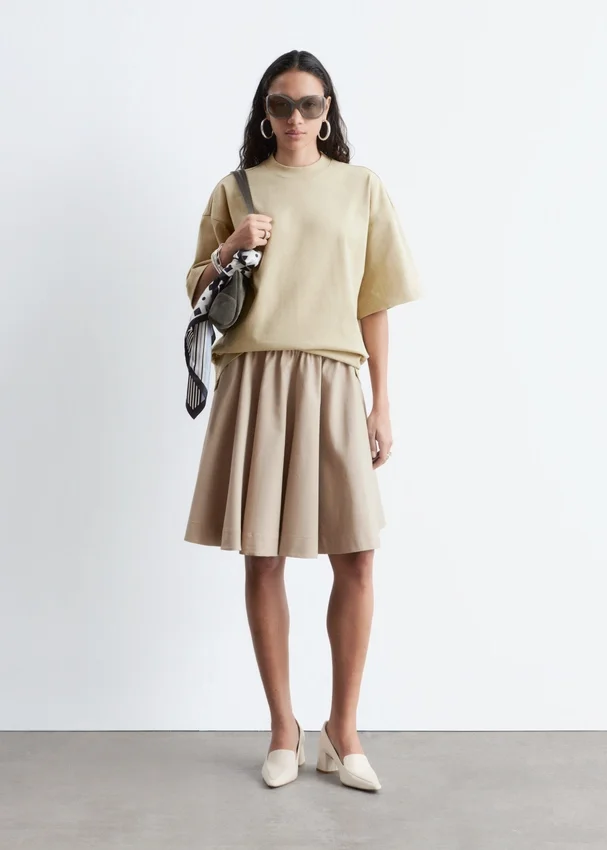 Oversized-T-Shirt aus Baumwolle Oversized-T-Shirt aus Baumwolle