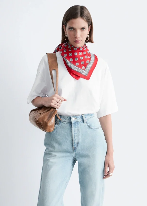 Oversized-T-Shirt aus Baumwolle Oversized-T-Shirt aus Baumwolle