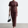 Paisley-Maxikleid aus Viskose Paisley-Maxikleid aus Viskose