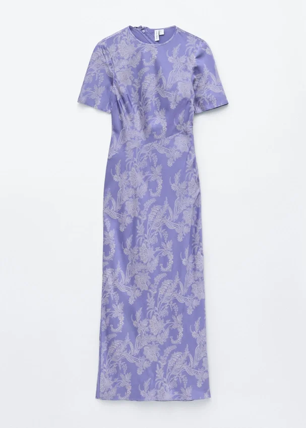 Paisley-Maxikleid aus Viskose Paisley-Maxikleid aus Viskose