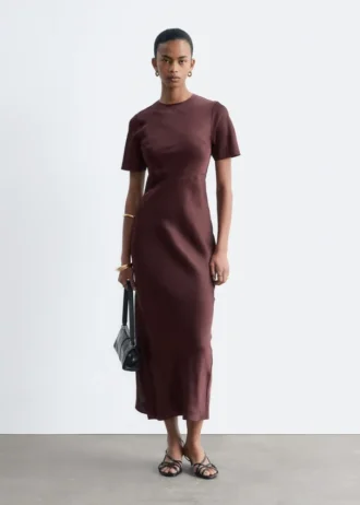 Paisley-Maxikleid aus Viskose Paisley-Maxikleid aus Viskose
