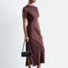 Paisley-Maxikleid aus Viskose Paisley-Maxikleid aus Viskose
