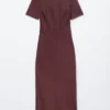 Paisley-Maxikleid aus Viskose Paisley-Maxikleid aus Viskose