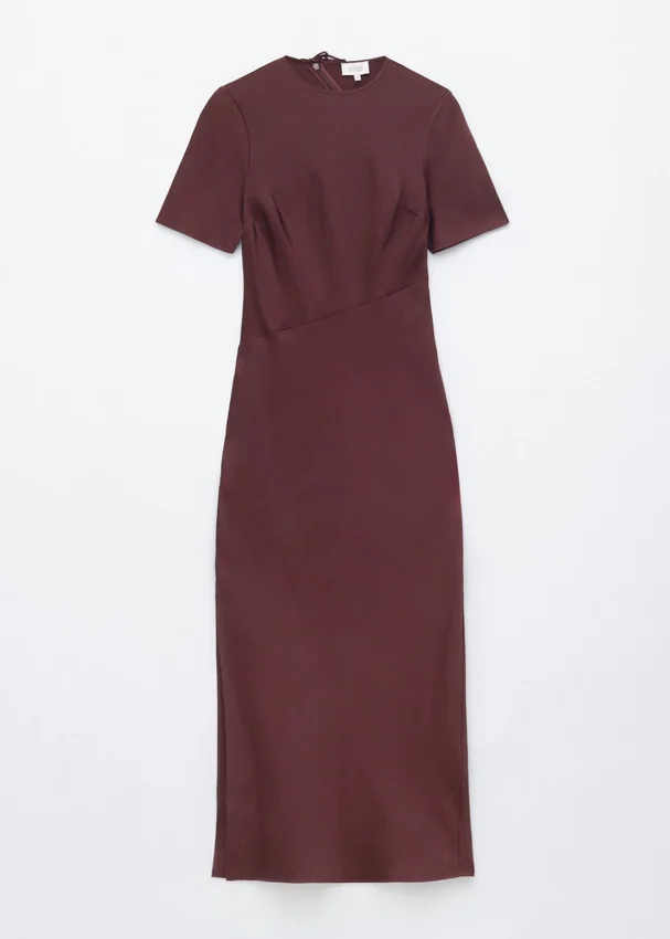 Paisley-Maxikleid aus Viskose Paisley-Maxikleid aus Viskose