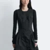 Peplum-Minikleid