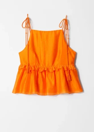 Peplum-Top mit Rüschen Peplum-Top mit Rüschen