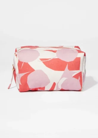 Pink Noon Canvas-Kosmetiktasche