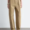 Plissierte Hose mit weitem Bein Plissierte Hose mit weitem Bein