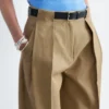Plissierte Hose mit weitem Bein Plissierte Hose mit weitem Bein