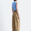 Plissierte Hose mit weitem Bein Plissierte Hose mit weitem Bein