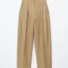 Plissierte Hose mit weitem Bein Plissierte Hose mit weitem Bein