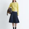 Plissierter Midirock Plissierter Midirock