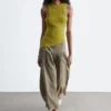 Plissierter Midirock Plissierter Midirock