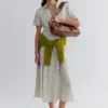 Plissiertes Hemdkleid Plissiertes Hemdkleid