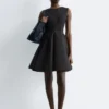 Plissiertes Minikleid