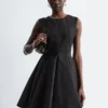 Plissiertes Minikleid