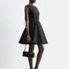 Plissiertes Minikleid