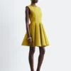 Plissiertes Minikleid