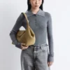Polo-Shirt aus Merinowolle mit Rippstrick