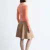 Polo-Shirt aus Merinowolle mit Rippstrick