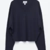 Pullover aus Merinowolle mit V-Ausschnitt