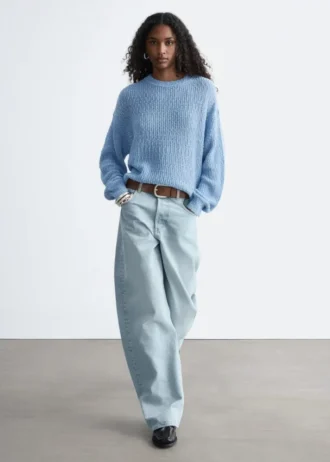 Pullover aus Seiden-Baumwoll-Strick