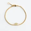 Quarzarmband mit doppelter Kette Quarzarmband mit doppelter Kette
