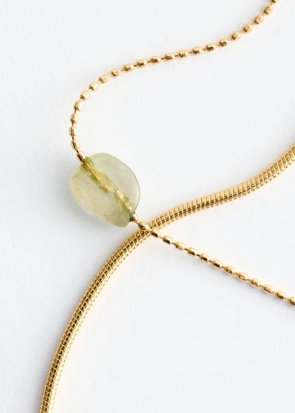 Quarzarmband mit doppelter Kette Quarzarmband mit doppelter Kette