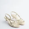 Riemchen-Ledersandalen