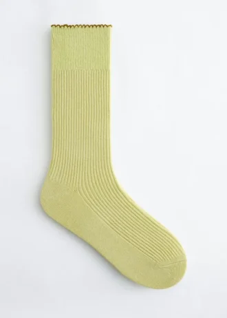 Rippstrick-Socken