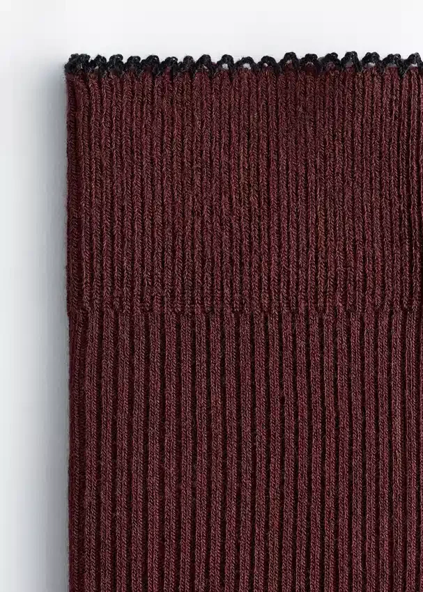 Rippstrick-Socken Rippstrick-Socken