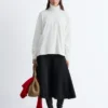 Rollkragenpullover mit Dolman-Ärmeln