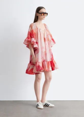 Rüschen-Minikleid