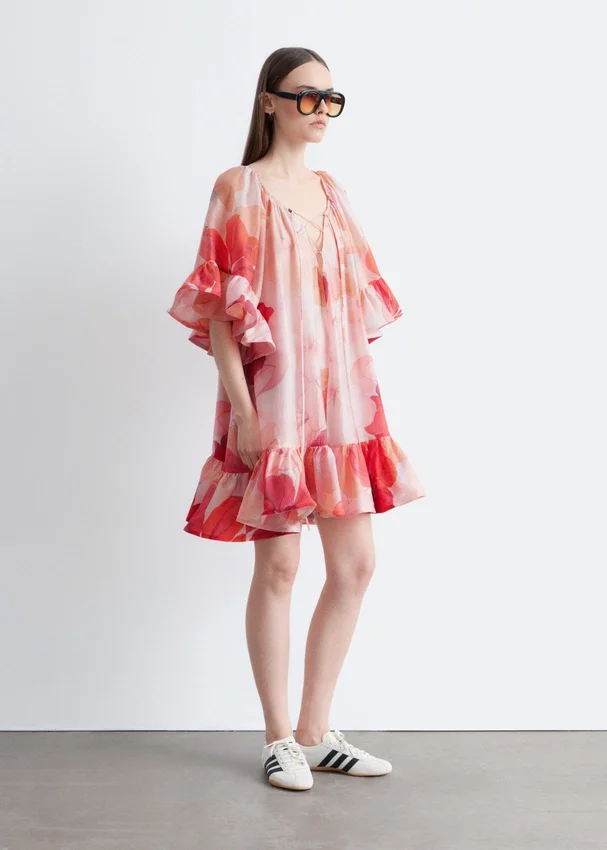 Rüschen-Minikleid Rüschen-Minikleid