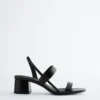 Sandalen mit Riemchen und Blockabsatz
