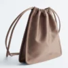 Satin-Kordelzugtasche