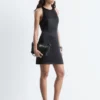 Satin-Minikleid