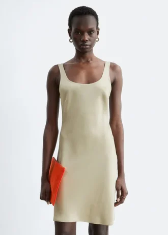 Satin-Slip-Minikleid