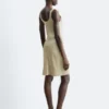 Satin-Slip-Minikleid